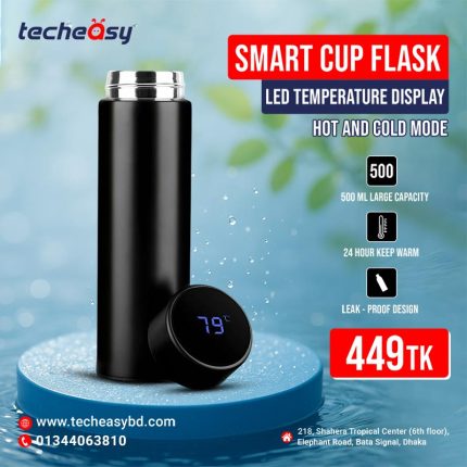 Smart LED Temperature Flask 500ml – Hot & Cold Display