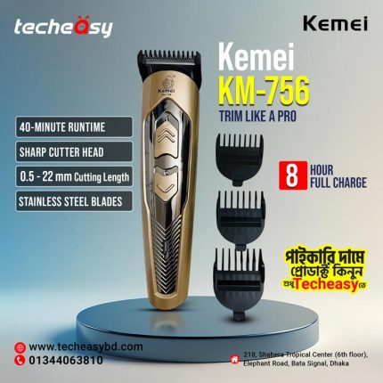 Kemei KM 756 Hair Trimmer And Clipper